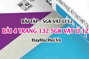 Bài 4 trang 132 SGK Vật Lý 12: Giao thoa ánh sáng, công thức tính khoảng vân giao thoa